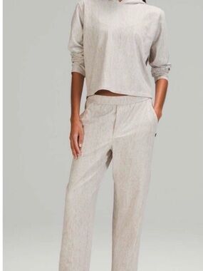 Lululemon Lab Relaxed Jogger Jacquard in Mosaic Mirage Antique White Vapor